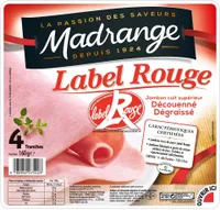 Jambon cuit supérieur Label Rouge sans couenne