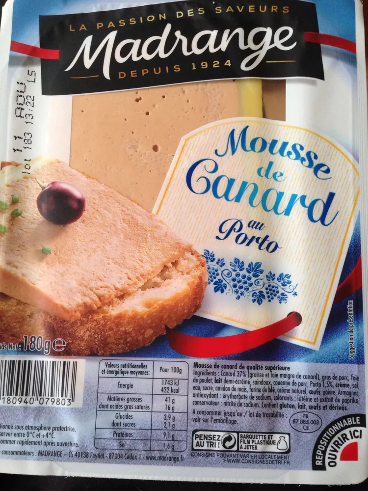 Mousse de Canard au Porto