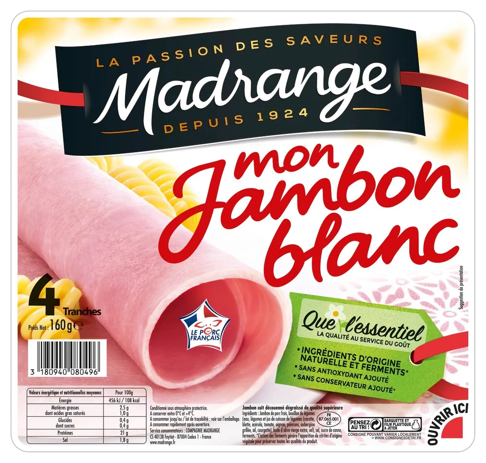 Mon Jambon Blanc 4tr VPF