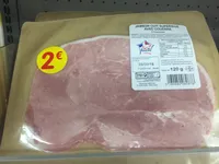 Jambon cuit supérieur avec couenne