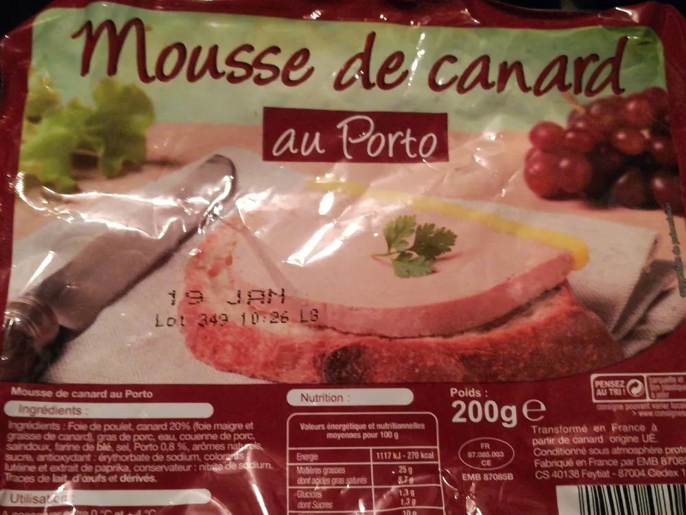 Mousse de canard au porto