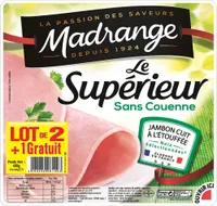 Jambon blanc madrange 4t