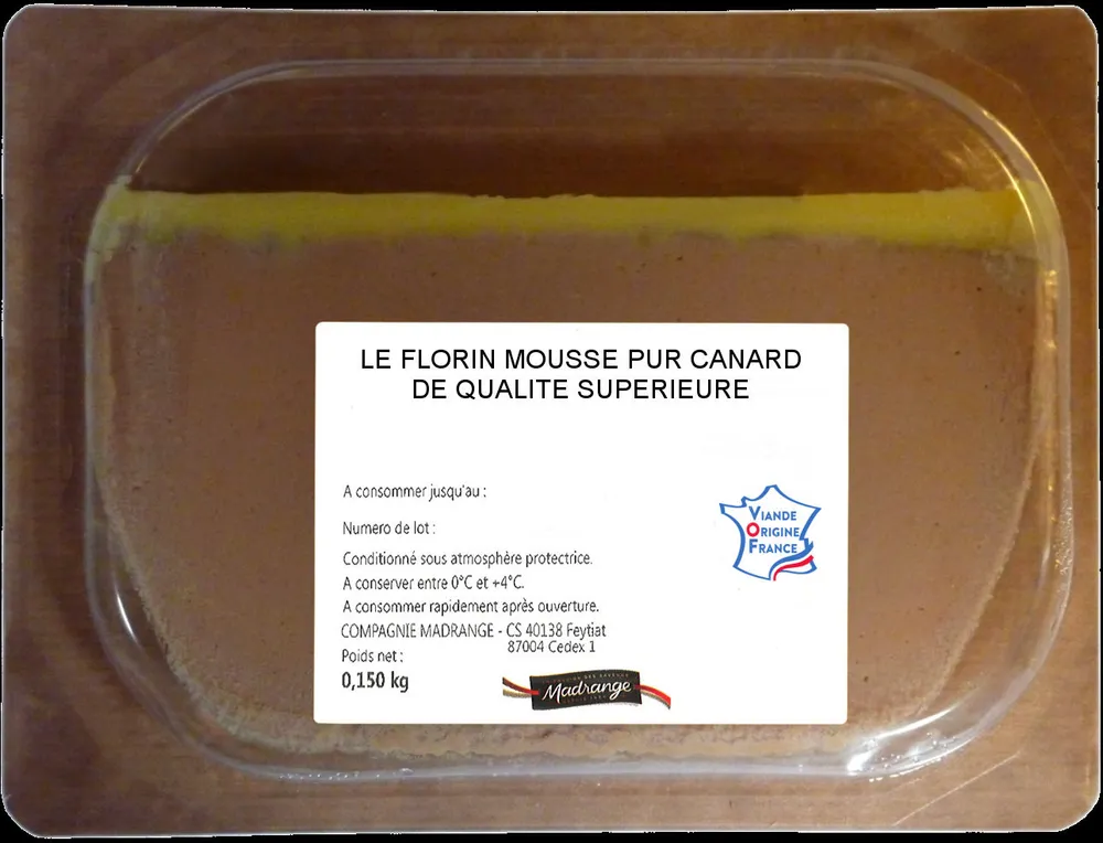 Le Florin Mousse Pur Canard De Qualité Supérieure