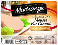 Médaillons Mousse Canard au Monbazillac