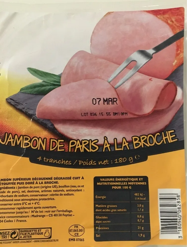 Jambon de Paris à la Broche
