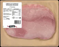 Jambon cuit supérieur découenné dégraissé 4tr