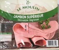 Jambon supérieur découenné dégraissé