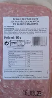 Épouse de porc cuite et traitée  en salaison