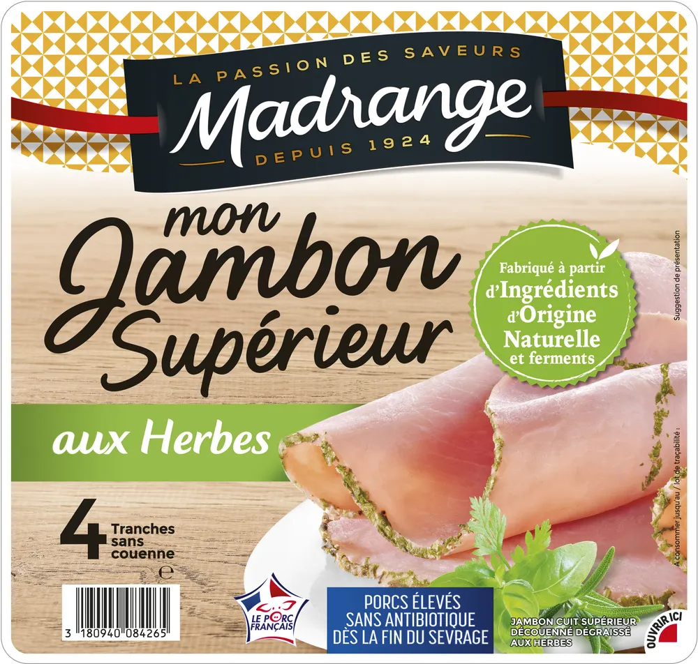 Mon Jambon Supérieur aux herbes VPF 4tr