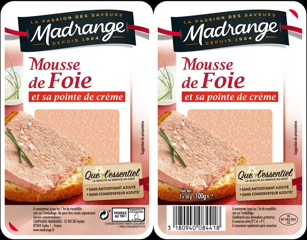 Mousse de foie et sa pointe de crème