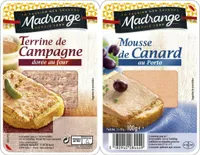 Terrine de campagne dorée au four et mousse de canard au Porto