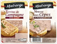 Duo Terrine de campagne et Mousse aux cèpes