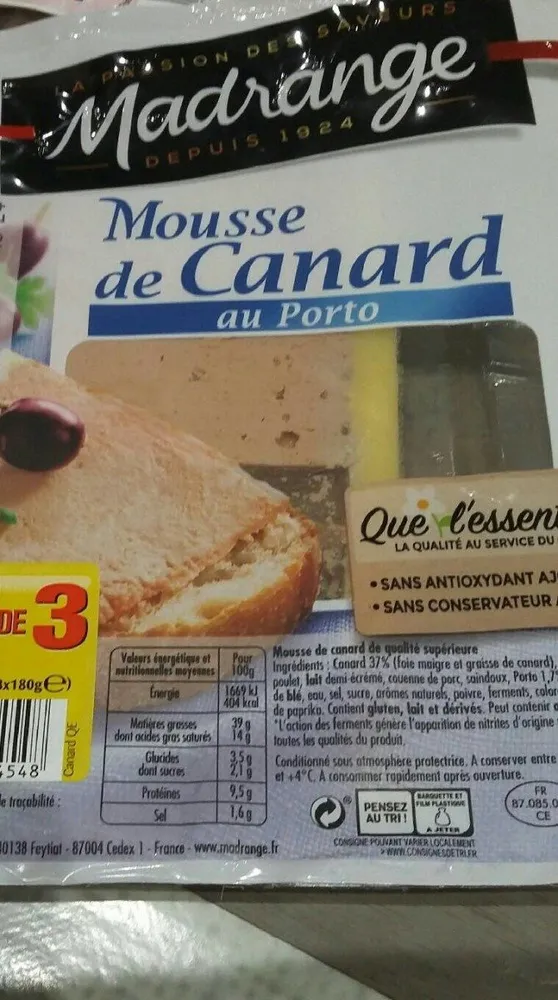 Mousse de canard