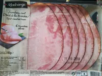 Jambon cuit doré à la broche