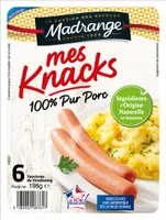 Mes Knacks 100% pur porc - Saucisses de Strasbourg