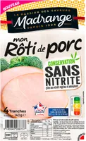 Mon Rôti de porc Conservation sans nitrite