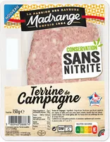 Terrine de campagne Conservation sans nitrite