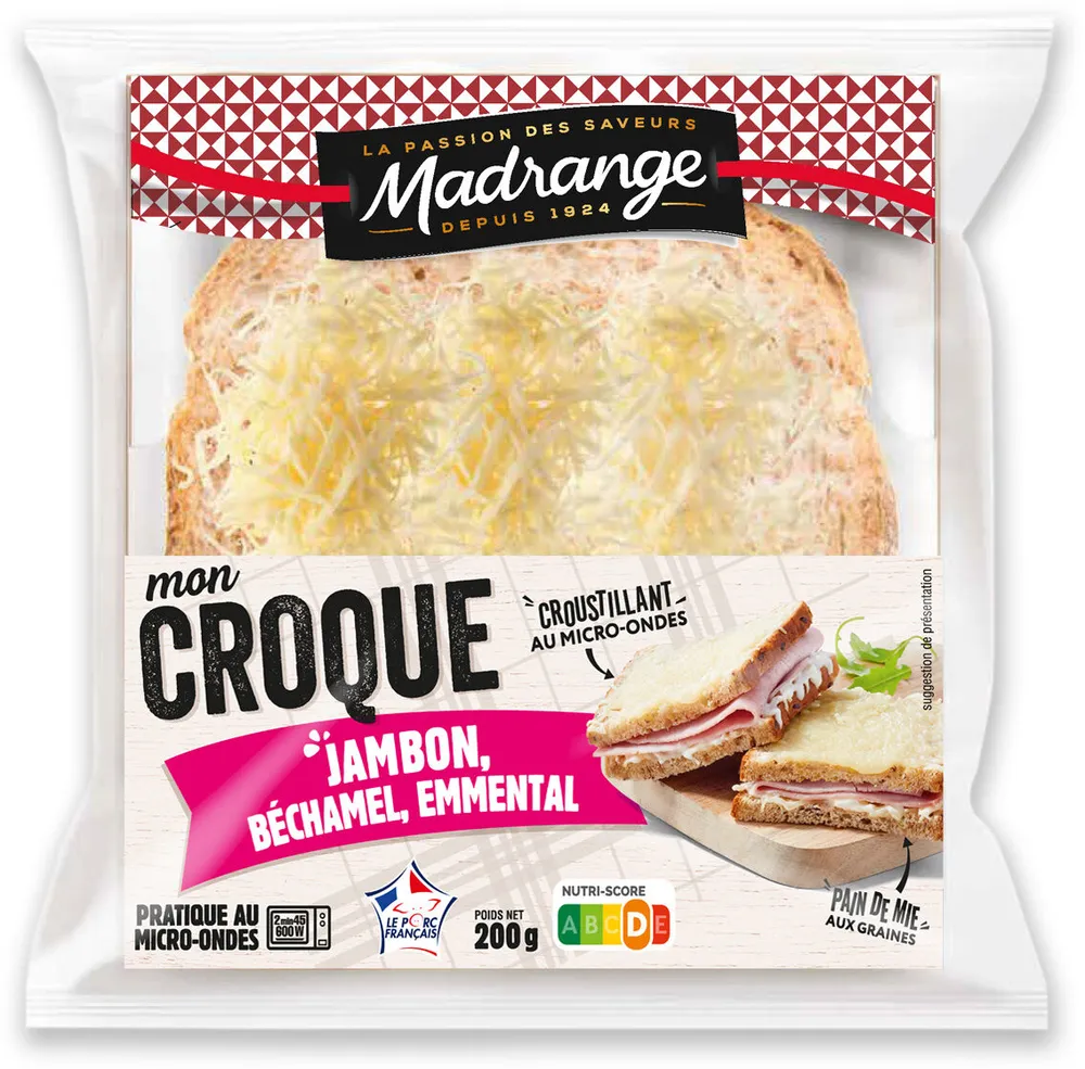Mon Croque Jambon Bechamel Emmental