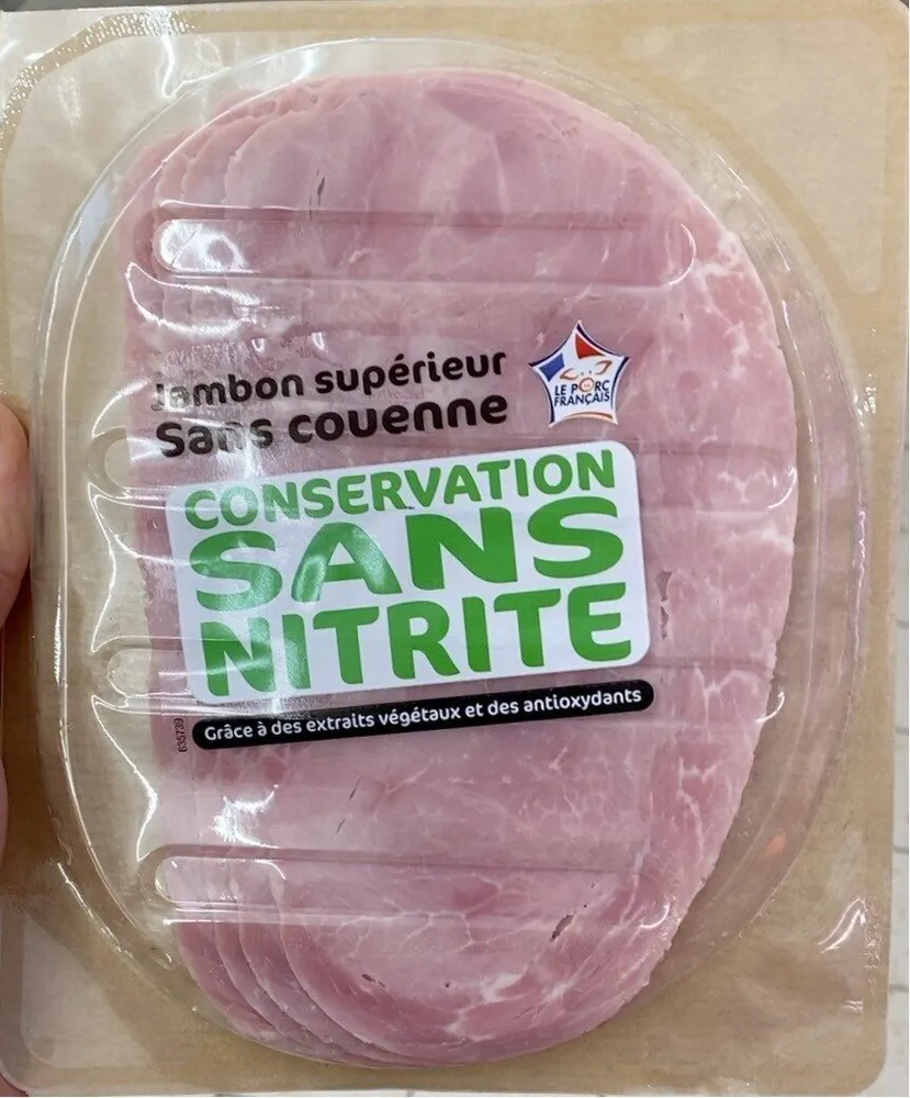 Jambon supérieur sans couenne conservation sans nitrite