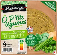 Ô P'tits légumes recette au Jambon et légumes verts