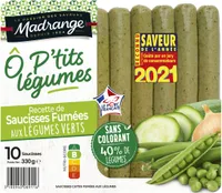Recette de saucisses fumées aux légumes verts Ô P’tits Légumes