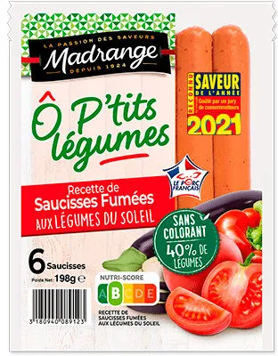 Recettes de saucisses fumées aux légumes du soleil Ô P'tits Légumes