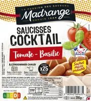 Mes Saucisses Cocktail Tomate Basilic