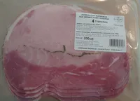 Jambon cuit supérieur aux herbes avec couenne