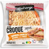 Mon croque jambon, chorizo