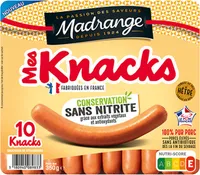 Mes Knacks Conservation sans nitrite x10