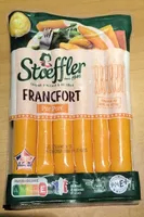 Saucisse de Francfort lot de 2, le 2ème a 50%