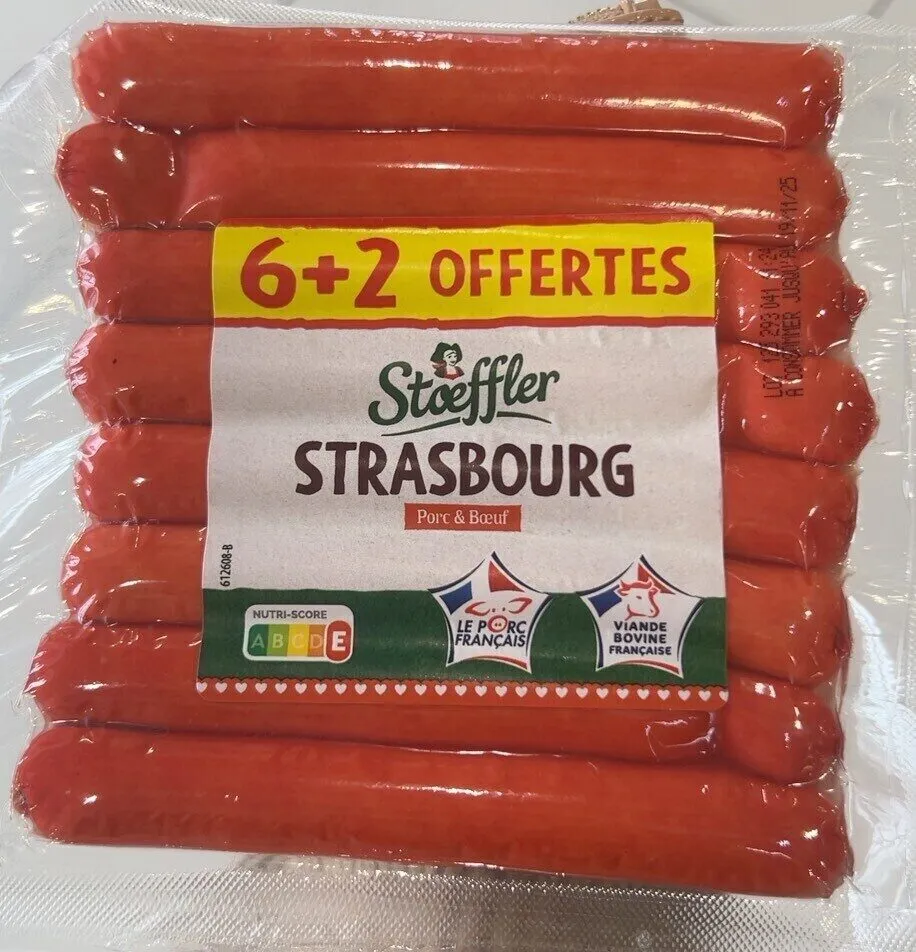 Saucisses de strasbourg fumées