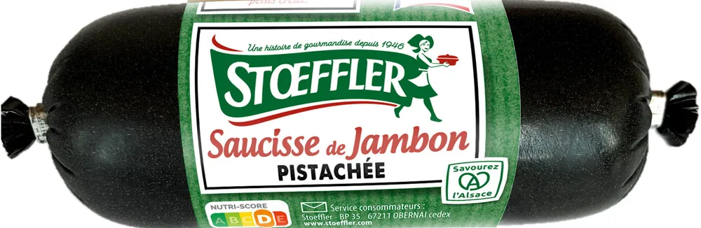 Saucisson de jambon pistachée