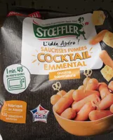Saucisses fumées cocktail emmental