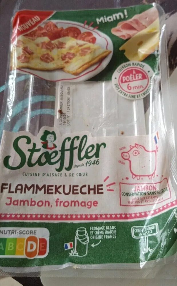 Flammekueche Jambon Fromage