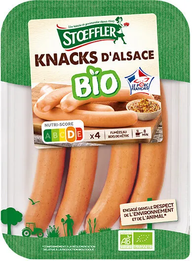 Knacks d’Alsace Bio Stoeffler