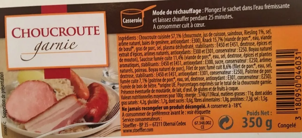 Choucroute garnie