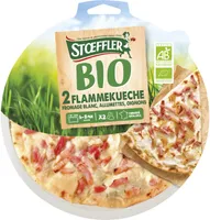 Flammekueche bio X2 fromage blanc allumettes oignons