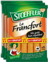 Stoeffler saucisse de francfort 2x6