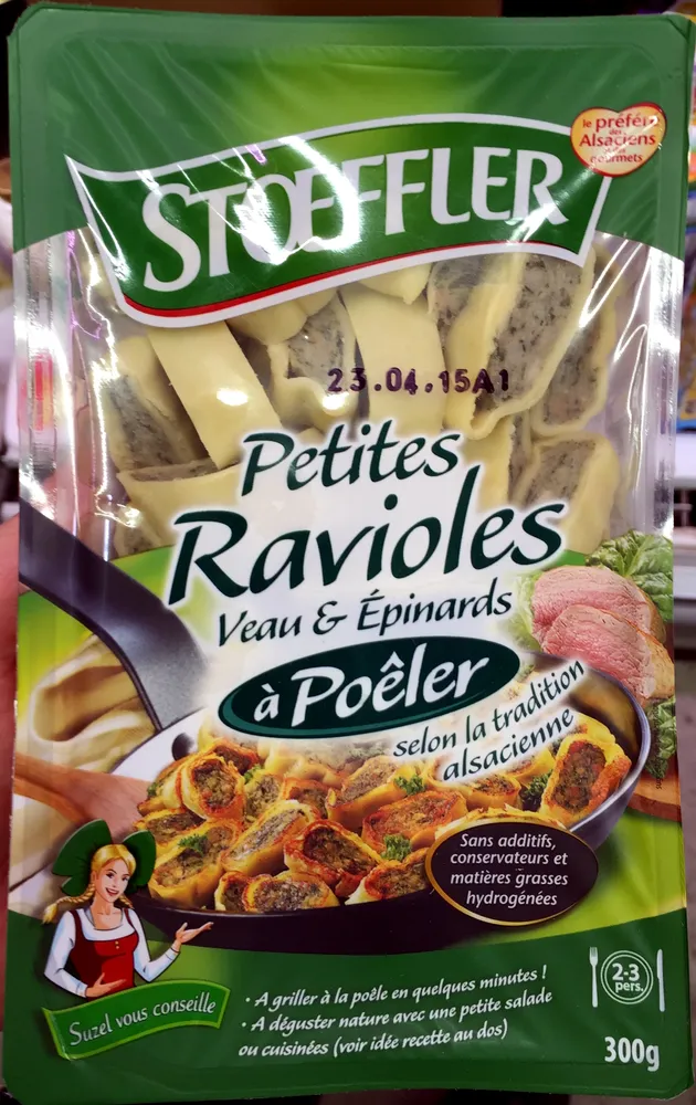 Petites Ravioles Veau & Épinards à poêler