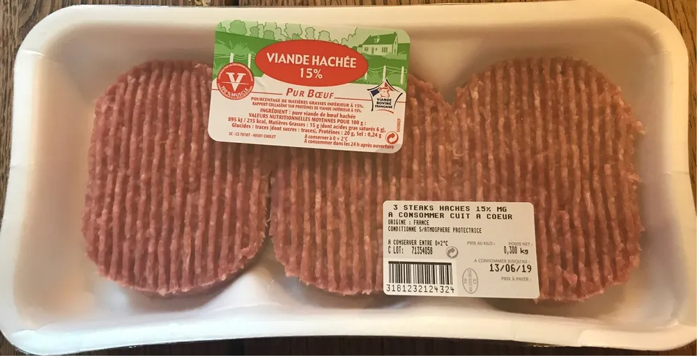 Hacksteak 15% Fett