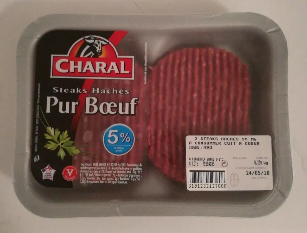 Steacks Hachés Pur Boeuf