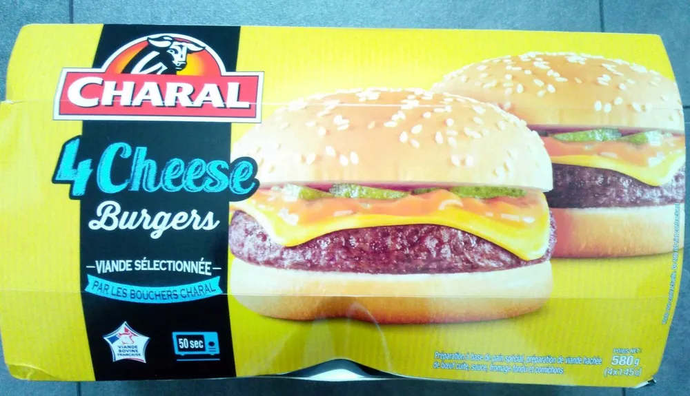 4 cheese burgers