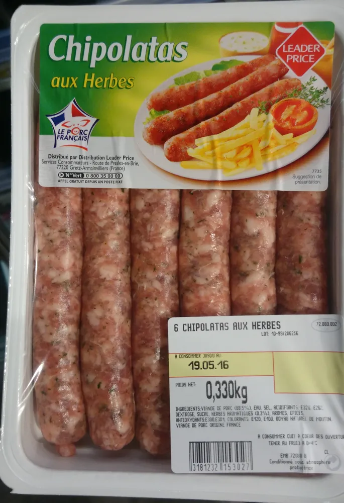 Chipolatas aux Herbes