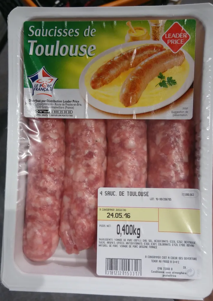 Saucisses de Toulouse