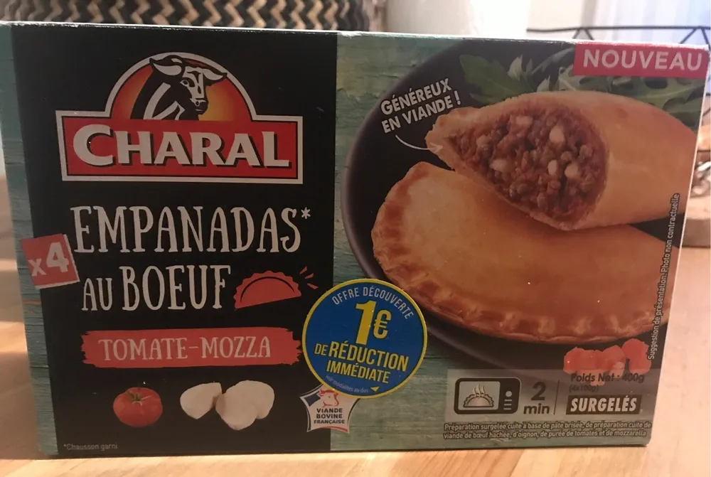 Empanadas au boeuf tomate mozza