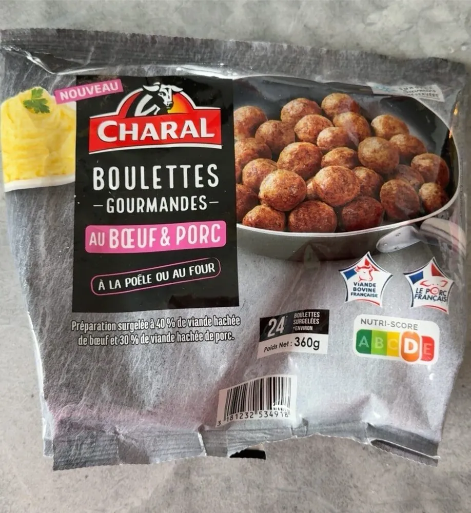 Boulettes boeuf et porc