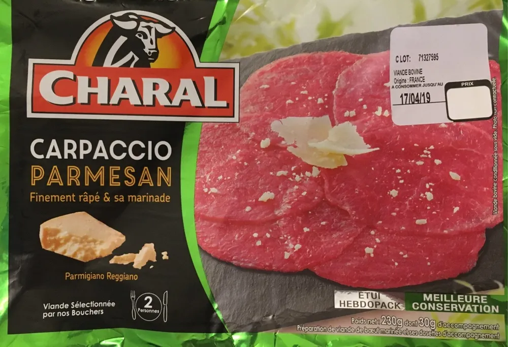 Carpaccio parmesan