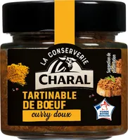 Tartinable de boeuf Curry doux