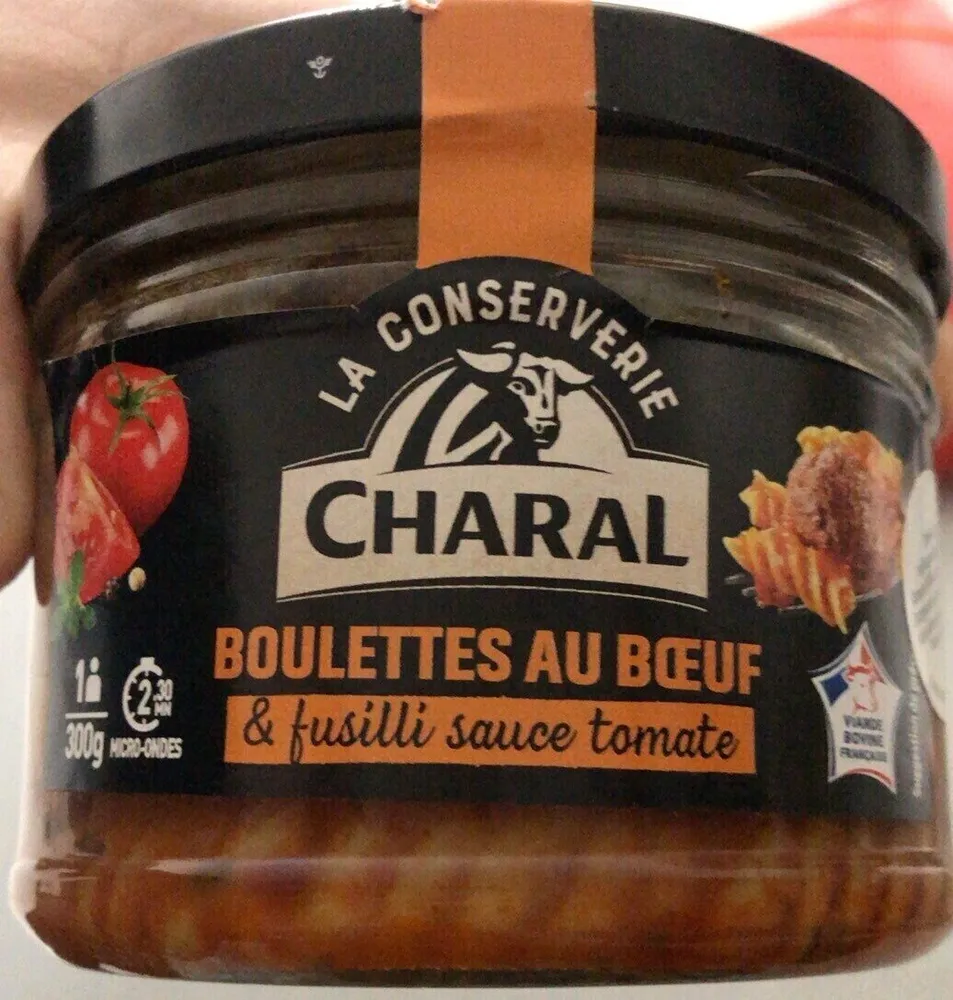 Boulettes au bœuf & fusilli sauce tomate
